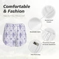 thumbnail image 6 of Fotbe Bouquet and Lavender Flowers Womens High Waist Running Shorts Athletic Workout Quick Dry Shorts for Women with Pockets Gym Yoga Summer Shorts-Large, 6 of 9
