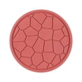 thumbnail image 2 of facefd Napperon Rond en Caoutchouc Résistant à la Chaleur Anti-Brûlure Réutilisable pour Maison Hôtel Gris Rouge 1Ensemble, 2 of 6