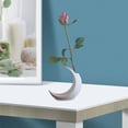 thumbnail image 1 of Jarrón de flores BLESIY decorativo resina 7,5 cm x 4 cm x 16 cm, 1 of 8