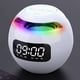 thumbnail image 3 of Altavoz inalámbrico Bluetooth para el hogar, despertador, compatible con tarjeta TF. Blanco B, 3 of 9