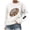 White-women's sweatshirts, variant on AnuYalue Women's Sweatshirt Casual Crew Neck Long Sleeve Pullover Shirts Solid Loose Soft Outdoor Basic Top for Fall