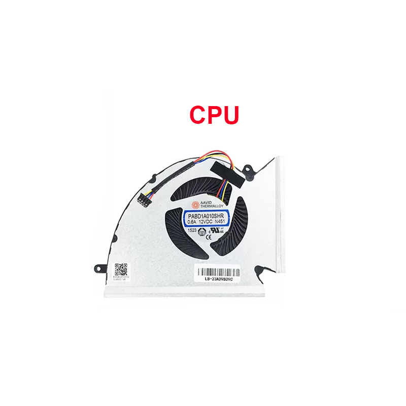 Laptop Cooler CPU GPU Cooling Fan For MSI 76 WE76 GP76 MS-17K3 17K2 17K1 N451 N452