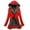 Red, variant on Aayomet Coats For Women Women's Winter Wool Trench Coat Wrap Large Collar Long Pea Coat Jacket Outwear with Belt,Red XL