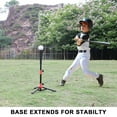 thumbnail image 5 of Baseball Batting Tee for kids, Portable Softball Baseball Tees for Hitting, Adjustable Angel Baseball Ball Caddy, Easy to Assemble, Intensive Support Frame, Batting Training Practice, Red, 5 of 7
