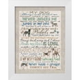 thumbnail image 1 of Phillips, Anita 15x18 White Modern Wood Framed Museum Art Print Titled - My Dog, 1 of 4