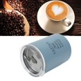 thumbnail image 5 of 202412oz 320ml Taza de café de acero inoxidable Taza de viaje de café aislada portátil con tapa Pajita Gris Azul, 5 of 5