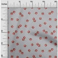 thumbnail image 1 of oneOone Georgette Viscose Fabric Pomegranate Fruit Print Fabric by Yard 42 Inch Wide, 1 of 4