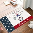 thumbnail image 2 of Dmlowu 4th of July Decorations Bathroom Rugs 16x24" Non Slip Patriotic Kitchen Mats for Floor Quicker Dry Comfortable Rugs for Living Room, 2 of 9