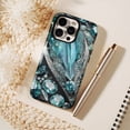 thumbnail image 6 of Teal Crystal Luxury iPhone Case for Women Men Perfect Holiday Gift Compatible with iPhone 11/12/13/14/15/16 (Pro Max/Plus), 6 of 9