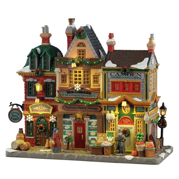 LEMAX Mrs. Cratchit's Christmas Shoppes, With 4.5V #55314
