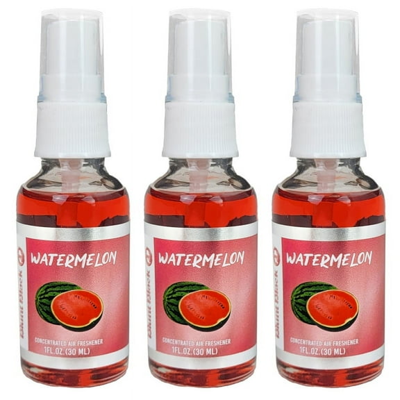 Blunt Black Concentrated Air Freshener Spray 1oz. Size Bottle 3-Pack - Watermelon Scent