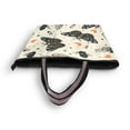 thumbnail image 4 of Women's Tote Handbag Cloth Handbag Large Tote Bag Shopping Bag Black and White Moths, 4 of 8