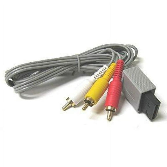 Audio Video Av Composite RCA Cable for Nintendo Wii