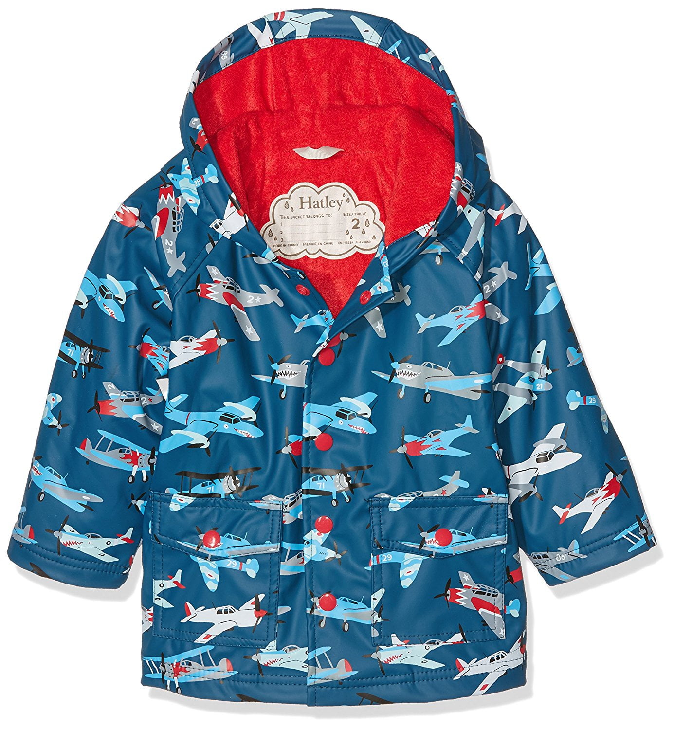 Hatley Boy's Printed Rain Jacket Raincoat