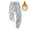 Gray, variant on Mens Fleece Sweatpant Straight Pant with Pockets Solid Pants Drawstring Open Bottom Winter Trousers Gray