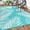 Aqua Blue & White | Waterproof-5' x 8' (Rectangular), variant on Outdoor Rug 5' X 8' Waterproof For Patiosrance  Reversible Plastic Stcamping Carpet Large Area Rugs Mats Rv Picnicyard Deck Balcony Porch Beach Grey&white