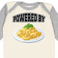 thumbnail image 4 of Inktastic Powered by Macaroni and Cheese Boys or Girls Long Sleeve Baby Bodysuit, 4 of 5