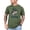 Military Green Shirt, variant on Funny Fishing Dad Shirt for Men Patriotic Bass Graphic Tee Fathers Day Gift for Outdoorsmen Military Green Shirt Adult X-Large