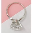 thumbnail image 3 of 2Ct Lab Created Diamond Round Cut Solitaire Leady Beauty Ring 14K White Gold Plated, 3 of 4
