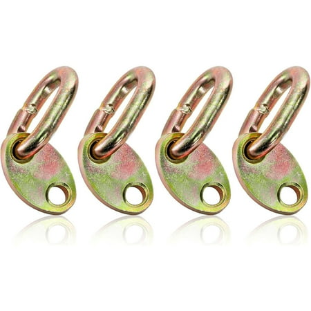 4 Pack 7100 Engine Lifting Bracket Set, 5500 LB Capacity Heavy Duty Steel Engine Lift Bracket Kit Lifting Eyes Set for Use with Load Levelers, Lifting Slings, Chain