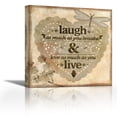 thumbnail image 1 of Laugh - Contemporary Fine Art Giclee on Canvas Gallery Wrap - wall décor - Art painting - 32 x 32 Inch - Ready to Hang, 1 of 2
