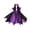 A, variant on YIFAEUX Pet Halloween Witch Costume Dog Wizard Cape Devil Horns Hat Set Pet Witch Cosplay Outfit for Cats Puppies