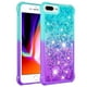thumbnail image 2 of Funda para iPhone 8 Plus/iPhone 7 Plus Transparente con Brillos Carcasa Protectora Antigolpes con Glitter Brillante, 2 of 5
