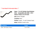 thumbnail image 2 of Upper - To Left Cylinder Head Radiator Hose - Compatible with 2008 - 2014 Subaru Tribeca 3.6L H6 GAS 2009 2010 2011 2012 2013, 2 of 2