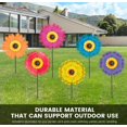 thumbnail image 5 of Sunflower Wind Spinners with Stakes 14" W x 19" H Wind Spinners Lawn Pinwheel Sunflower Windmill Outdoor Multicolor Pinwheels for Yard Decoration, 5 of 7
