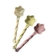 thumbnail image 1 of 3 Piezas Cucharas de Cerámica Cucharas de Sopa Lindas y Creativas para Mujeres Cucharas de Comedor de Color Esmaltado con Mango Largo Retorcido, 1 of 8