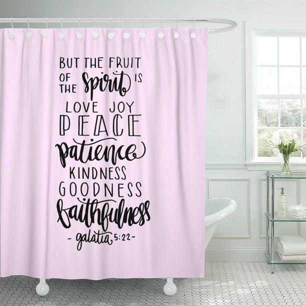 PKNMT Christian Fruits of The Happiness Lettering Bible Verse Modern
