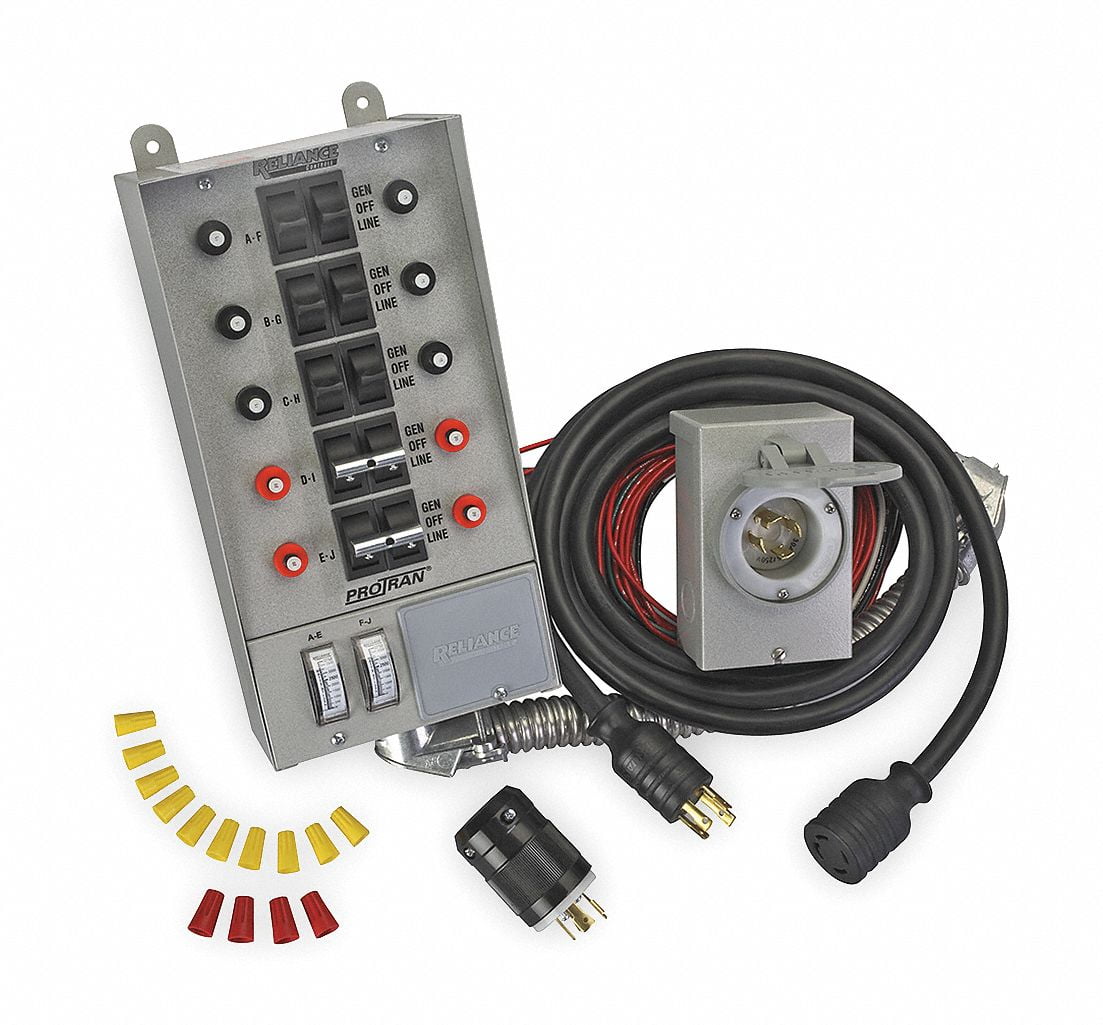 Reliance Manual Transfer Switch,30A,125/250V 31410CRK - Walmart.com