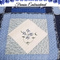 thumbnail image 4 of Cozy Line Freesia Patchwork 3-piece Reversible Cotton Quilt Bedding Set Queen, 4 of 5