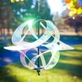 thumbnail image 4 of In the Breeze 2483 — Iridescent Vortex Spinner — Mesmerizing and Colorful Hanging Wind Spinner, 4 of 4
