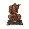 thumbnail image 2 of Buddha Sculpture, Laughing Buddha Figurine Artwork Ornament Feng Shui Chinese Buddha Statue, Sitting Buddha Statue for Garden Outdoor Car Home Style C, 2 of 8