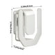 thumbnail image 3 of Perchero de Pared para Zapatillas | Organizador de Zapatos de Baño Sin Taladros | Estante Colgante de Metal Perforado para Zapatillas y Zapatos | Blanco o Gris | Diseño Compacto, 3 of 6