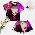 thumbnail image 4 of Invader Zim Gir Gaz Summer Home Suit For Womens Short-Sleeved Pajama Set 2pcs Loungewear Soft Sleepwear T-Shirts Tee Shirt Top And Short Sleeping Pants, 4 of 8