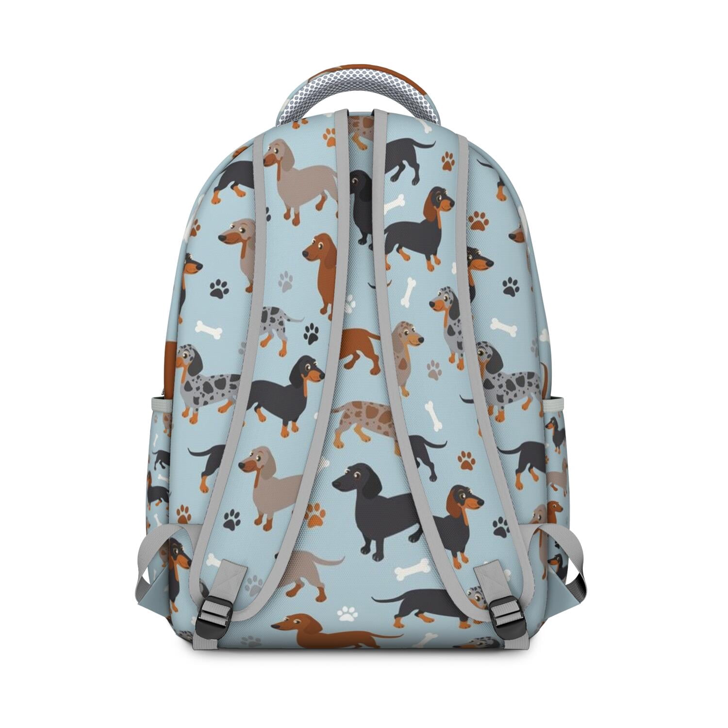 Bone Pattern Student Backpack - Stylish & Organized Storage for School Essentials