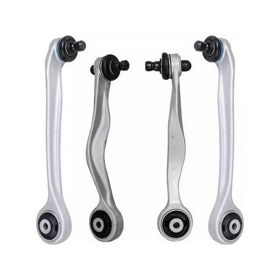Front Upper Control Arm Set - Compatible with 1997 - 2009 Audi A4 Convertible 1998 1999 2000 2001 2002 2003 2004 2005 2006 2007 2008