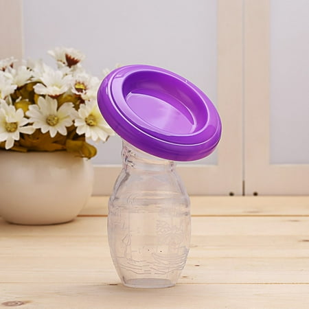 Leaking Breast Milk Manual Breast Pump Breastfeeding Milk Saver Suction With Lid To Catch Leaking Milk ()