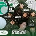 thumbnail image 2 of SWOOC - Yardzee, Farkle & 20+ Giant Dice Games - All Weather w/ Green Bucket & Scorecards - All Ages, 2 of 5