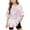 Pink, variant on Girls Short Sleeve Summer Crewneck T Shirts Kids Casual Tops Pink Size 6
