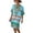 Mint Green, variant on Jane Wardrobe Women's Striped Kaftan Dress, V-Neck Short Sleeve Casual Beach Cover Up for Summer Vacation, 1PC, S-XXXL