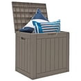 thumbnail image 3 of Black 30-gallon Deck Box, Multi-functional Storage Box, 3 of 9