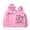 V69-Pink, variant on WhouRiu Boys Girls Letter Graphic Hoodie Kids Unisex Long Sleeve Hooded Pullover With Pockets Autumn Winter Cozy Everyday Sweatshirts,3-4 Years