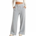 thumbnail image 4 of XINXIAOO Kids Sweatpants Active Fit Elastic Waist Jogger Sweatpants with Pockets Girls Athletic Pants Light Gray Pants for Girls Uniform Pants 9-10 Years, 4 of 4