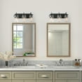 thumbnail image 5 of LNC 3-Light Farmhouse Brown Bathroom Vanity Light with Mason Jar Glass, 5 of 10