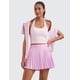 thumbnail image 3 of Falda CRZ YOGA Mini Plisada de Cintura Alta con Bolsillos Rosa M, 3 of 5
