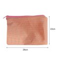 thumbnail image 3 of Bolsa de cosméticos a cuadros, caja de maquillaje ligera para mujeres, regalos de vacaciones (rosa) Ygjytge Cuidado Belleza, 3 of 3