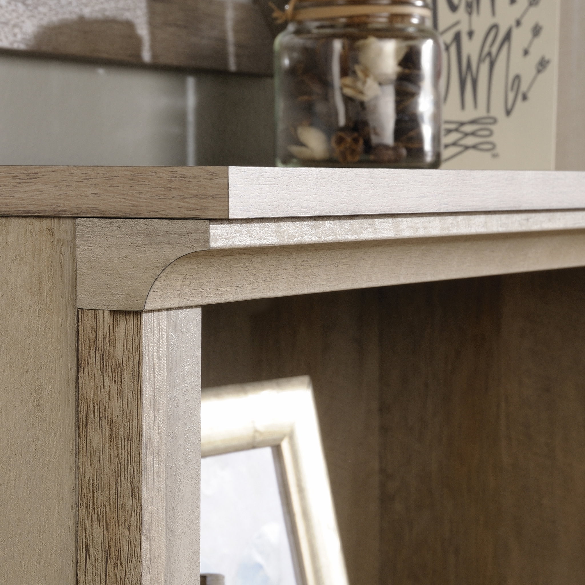 Sauder Select 3-Shelf Bookcase, Lintel Oak Finish